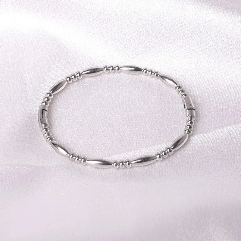 REBEL Stainless Inoxydable Stainless Steel 18K Gold Plated Roman Women Fashion Jewelry Bracelets Bangles
