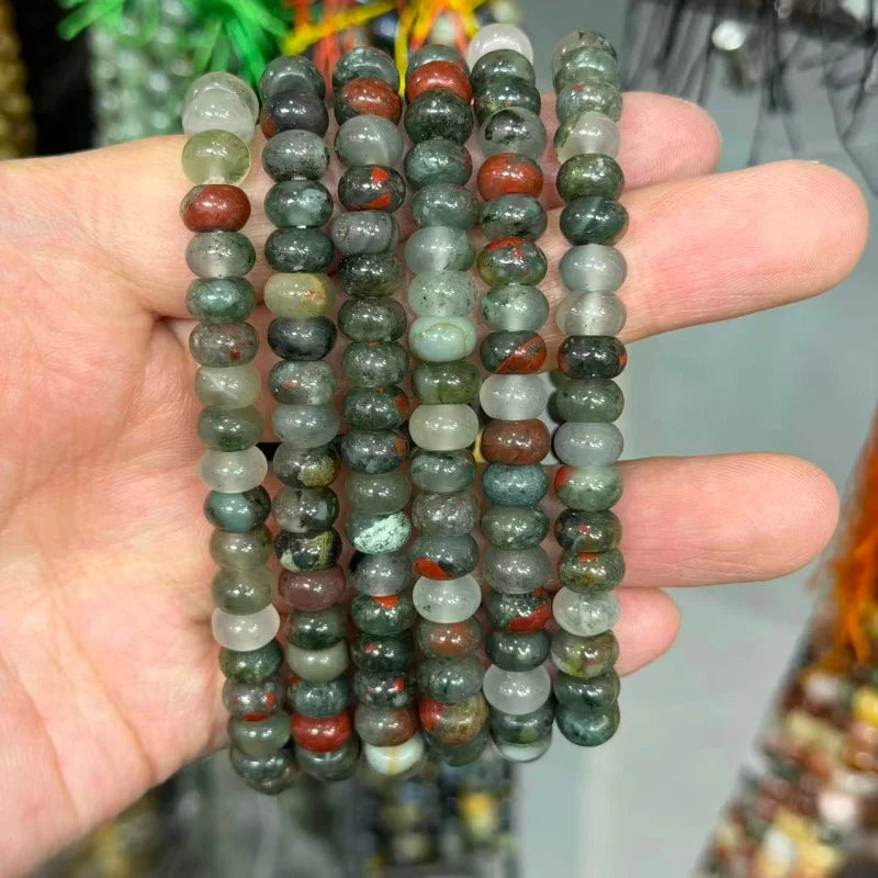Natural Amazonite Beaded Bracelet Boho Style Friendship Fashion Trend Healing Energy Yoga Chakra Women Men Handmade Jewelry Gift