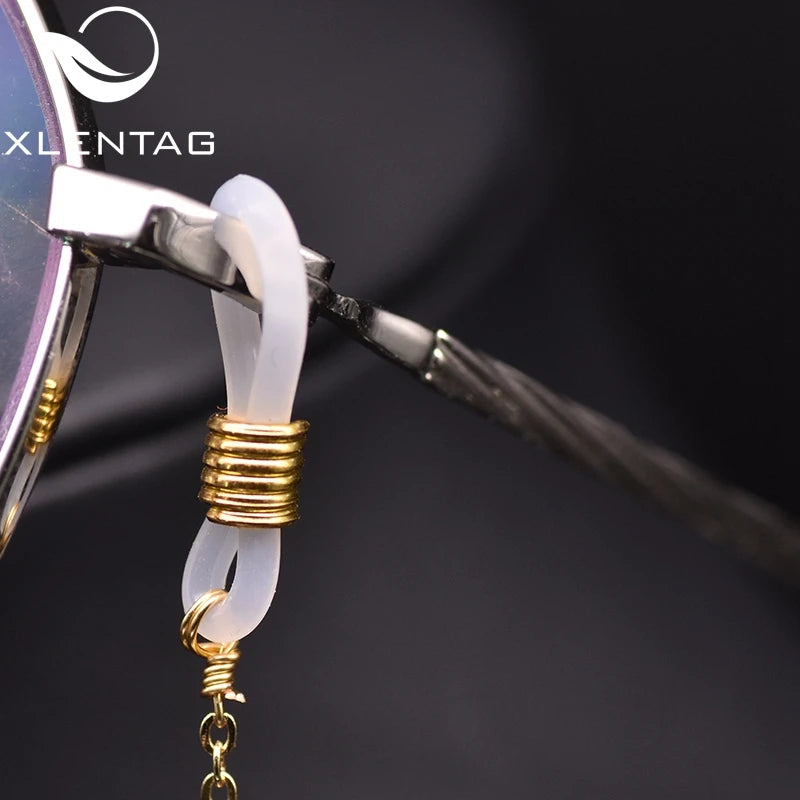Natural Baroque Pearl Glasses Chain Necklace Pendant for Women Eyeglasses Handmade Charms Simple Fine Jewellery