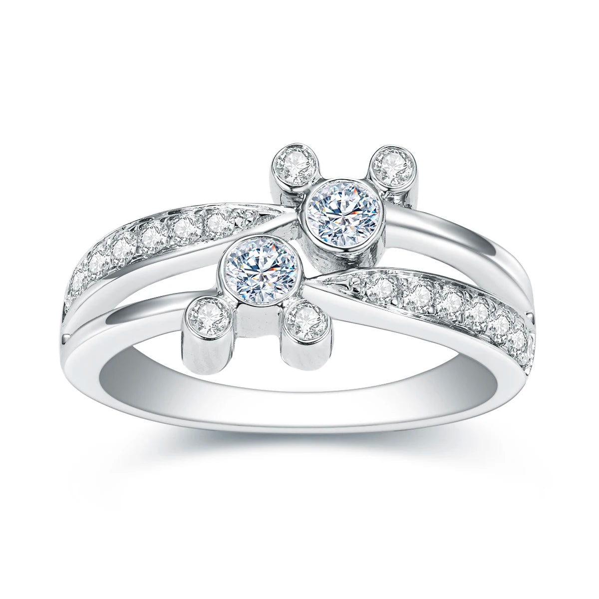 Gemfiori MSR-1514 Custom Ring Jewelry IGI Certification D VVS2 Engagement Ring 18k Rose Gold Round Cut Luxury Lab Grown Diamond Ring