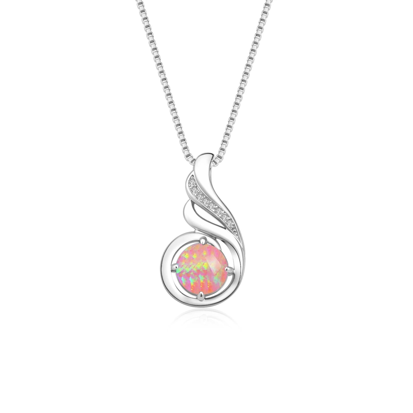 TikTok Must-Have Copper Silver Plated Blue Opal Pendant | Minimalist Starfish Link Chain Women's Necklace Gift Occasions