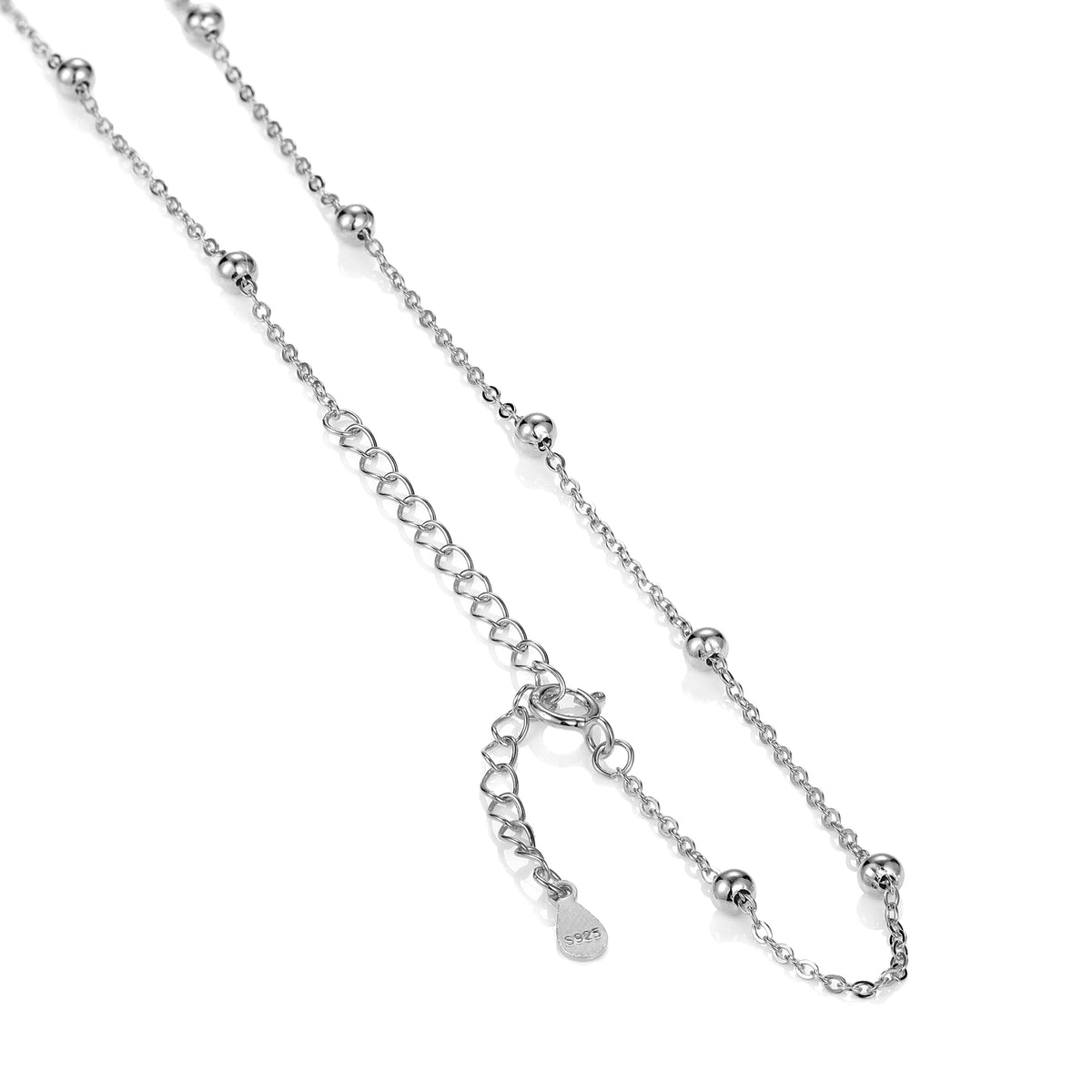 REDheart Custom 925 Sterling Silver Thin Chain Italy Link Adjustable Box Cross Singapore Gold Plated Necklace Fine Jewelry