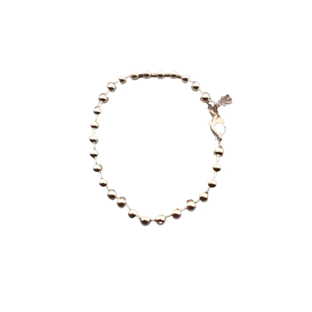 S&S Vintage Brass Zircon Slap & Snap Adjustable Charm Bracelet for Women Jewelry Gift