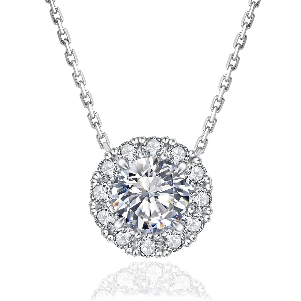 REDheart Local US Stock Moissanite Jewelry Set GRA Certified Pass Diamond Tester Women Gift VVS1 925 Silver Stud Earring Pendant Necklace