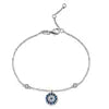 REDheart Gemfiori New Hot 2025 Fine Jewelry 925 Sterling Silver Hip-hop Eye Jewelry Set Personalized Design Unique Necklace Jewelry