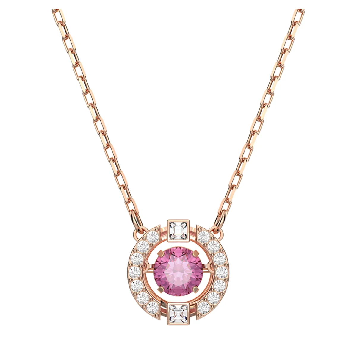 S&S Luxury Copper Zircon Vintage Chain Necklace with Stunning Gloss for Weddings Anniversaries & Parties