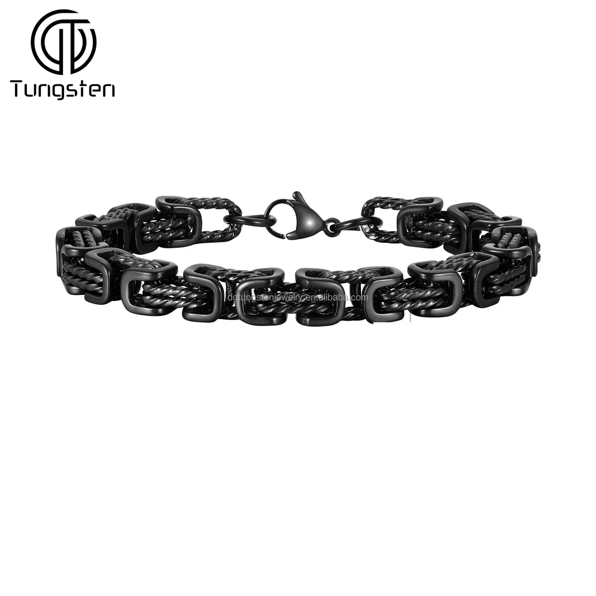 VIKING Byzantine Chain Bracelet – 8mm Stainless Steel