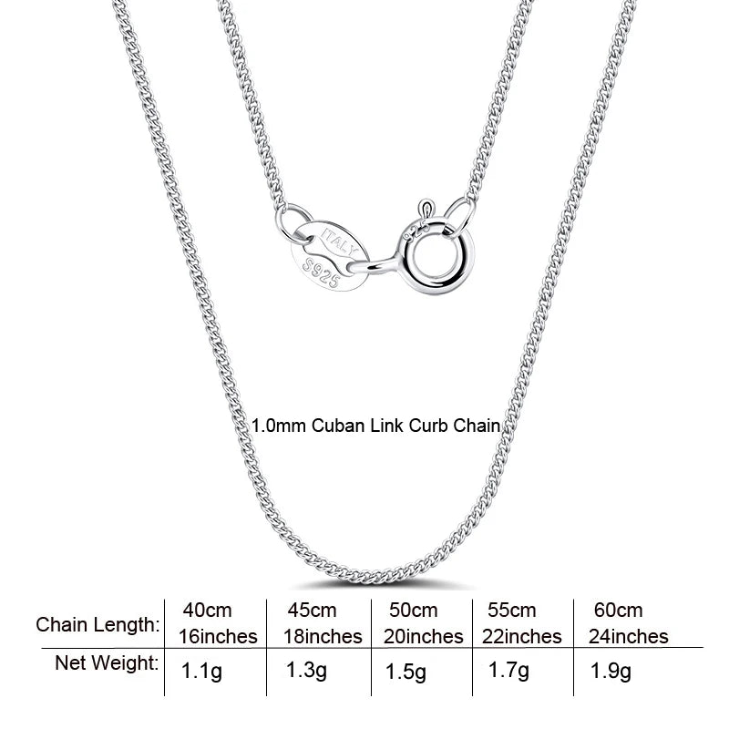 BiG-BOSS RINNTIN BSC-2 High Quality Cadena De Plata 925 Sterling Silver Chains Jewelry Making Thin Necklace Silver Chain for Women