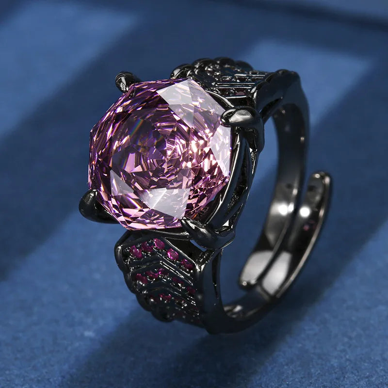 Gemfiori 2025 New Jewelry Brass Gold-plated Dried Rose Temperament Light Luxury Set