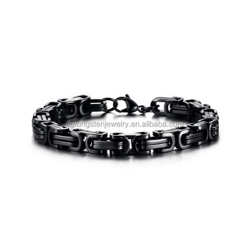 REBEL VIKING Byzantine Chain Bracelet – 6mm Stainless Steel