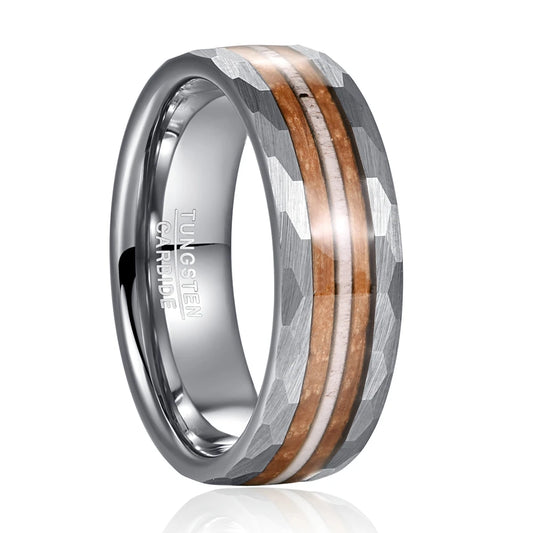 NEWLiFE REBEL Gesture Loop 8mm Ring in Tungsten