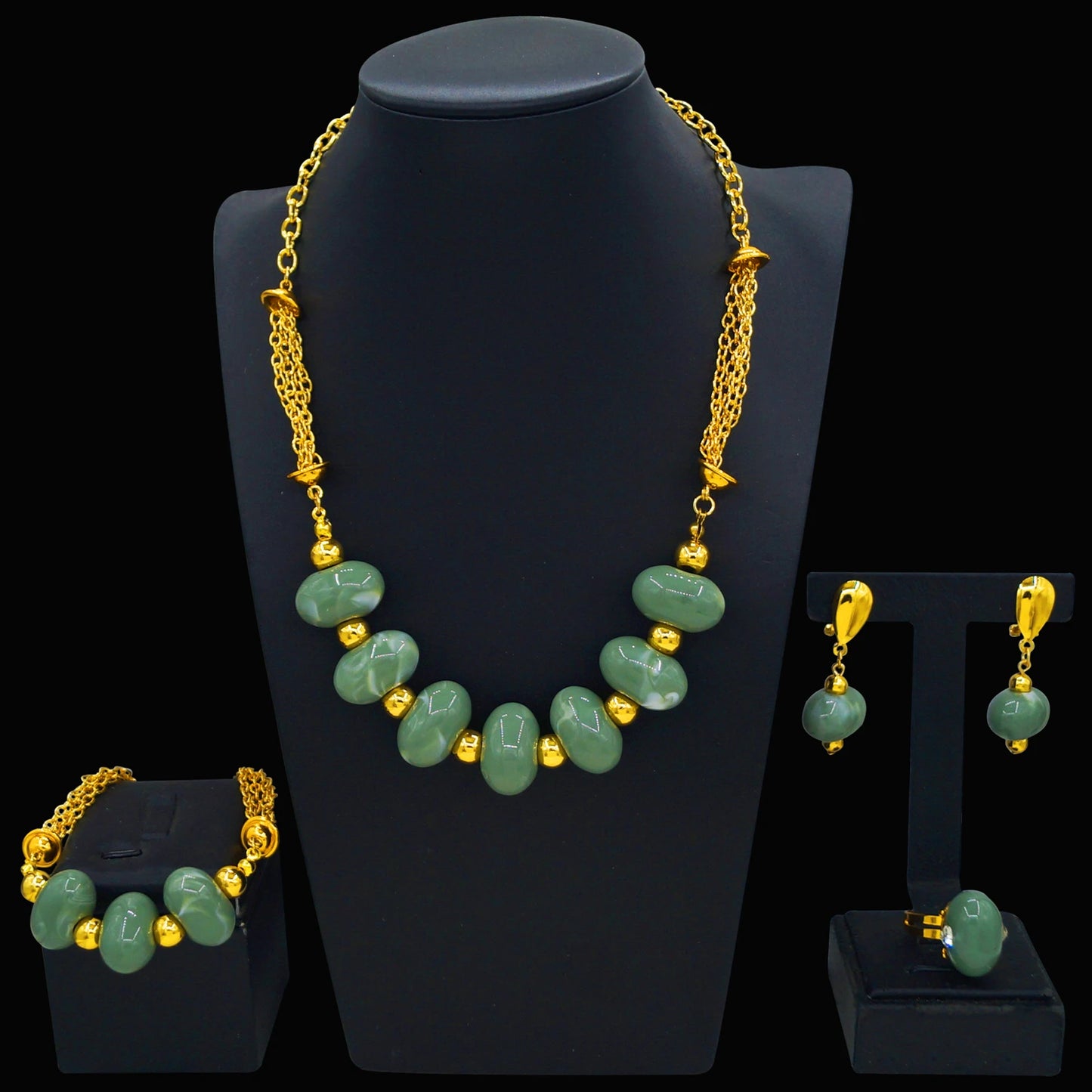 Zhuerrui Nigerian 18k Gold Plated Jewelry Set Brazil Gold Designer Wedding Jewellery Set Fashion HC24038514