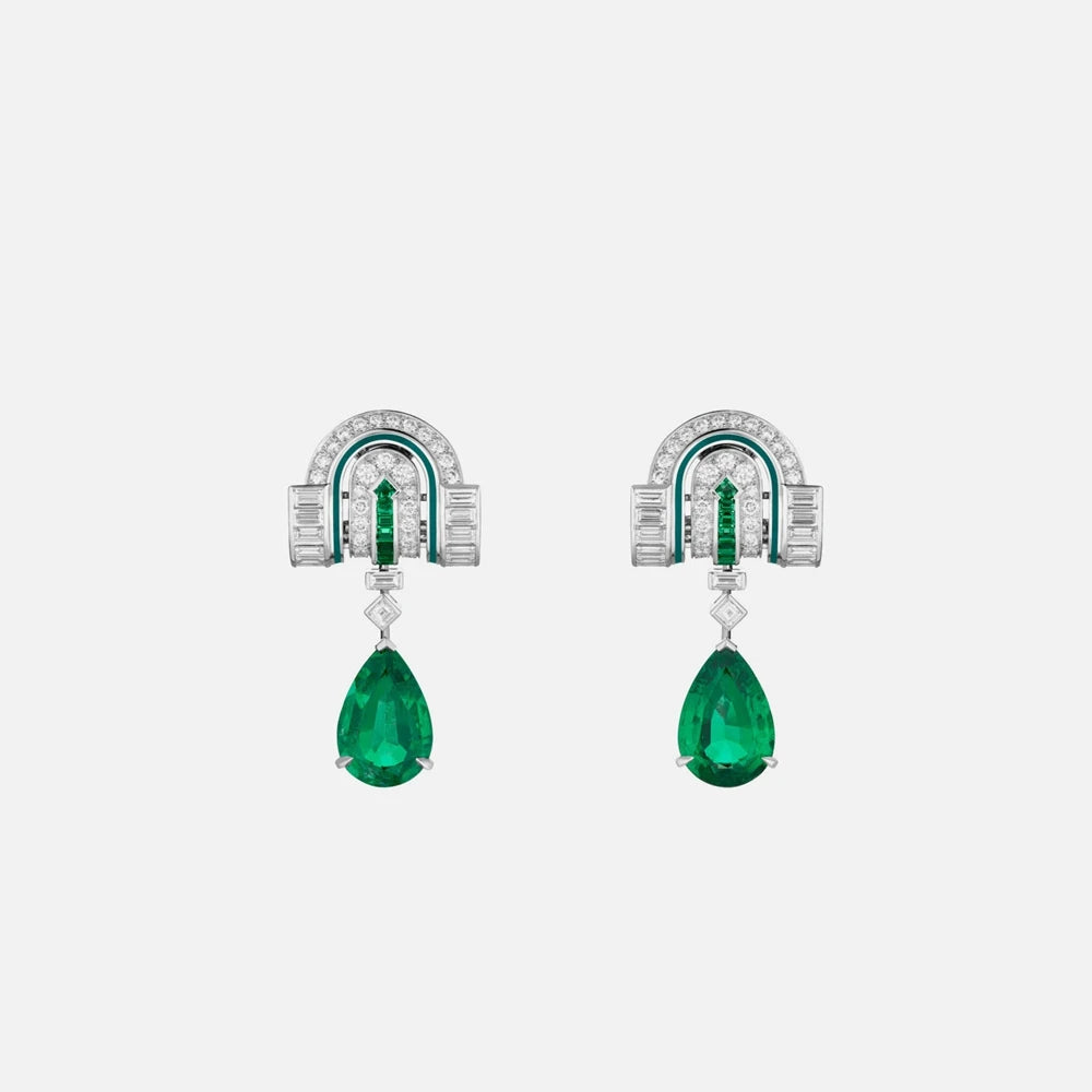 MUSHAN Jewelry Factory S925 Sterling Silver Earrings High End Teardrop Shaped Cut High Carbon Diamond Silver GoldPlated Earrings