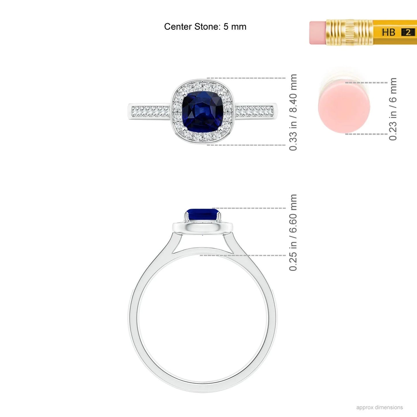 14k Gold Top Quality Natural Cushion Cut Blue Sapphire & Round Halo Diamond Engagement Ring New Arrival Wholesale Jewelry Ring