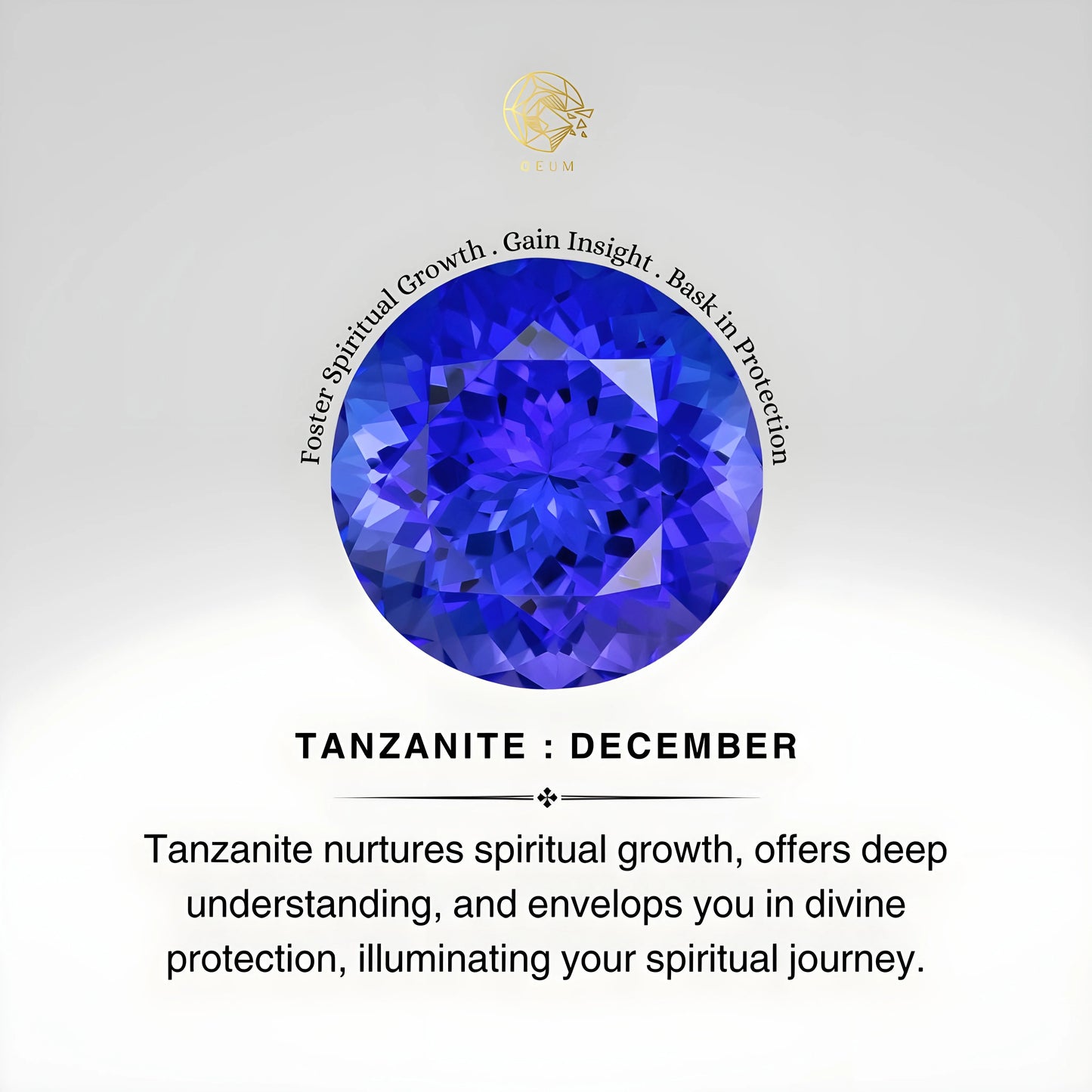 14K Gold Natural 5MM Round Cut 0.45C Tanzanite V-Bale Solitaire Pendant Link Chain Necklace Casual Wear Unisex Certified Pendant