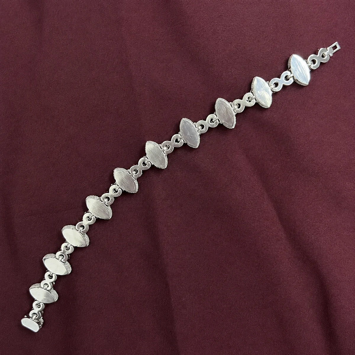 BiG-BOSS Elegant VVS1 Lab Grown Cushion Cut Diamond 14K White Gold Bracelet Womens Luxury Fine Jewelry Bridal Gift Tennis Chain Wedding