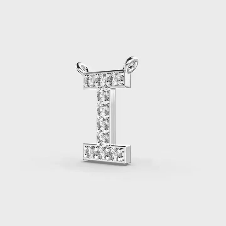 BiG-BOSS Incredible I Moissanite Hip Hop Pendant Unisex Luxury Style Latest Silver Plated Letter Fine Jewelry Pendant Charm for Men Women