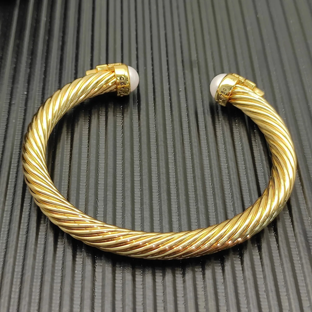 FASHIONISTA DY High-Quality Gold-Plated Diamond-Set Bangle, Unisex Silver-Plated Diamond-Set Bangle, Jewelry