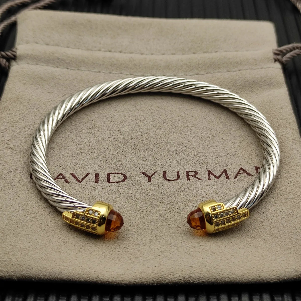 FASHIONISTA DY High-Quality Gold-Plated Diamond-Set Bangle, Unisex Silver-Plated Diamond-Set Bangle, Jewelry