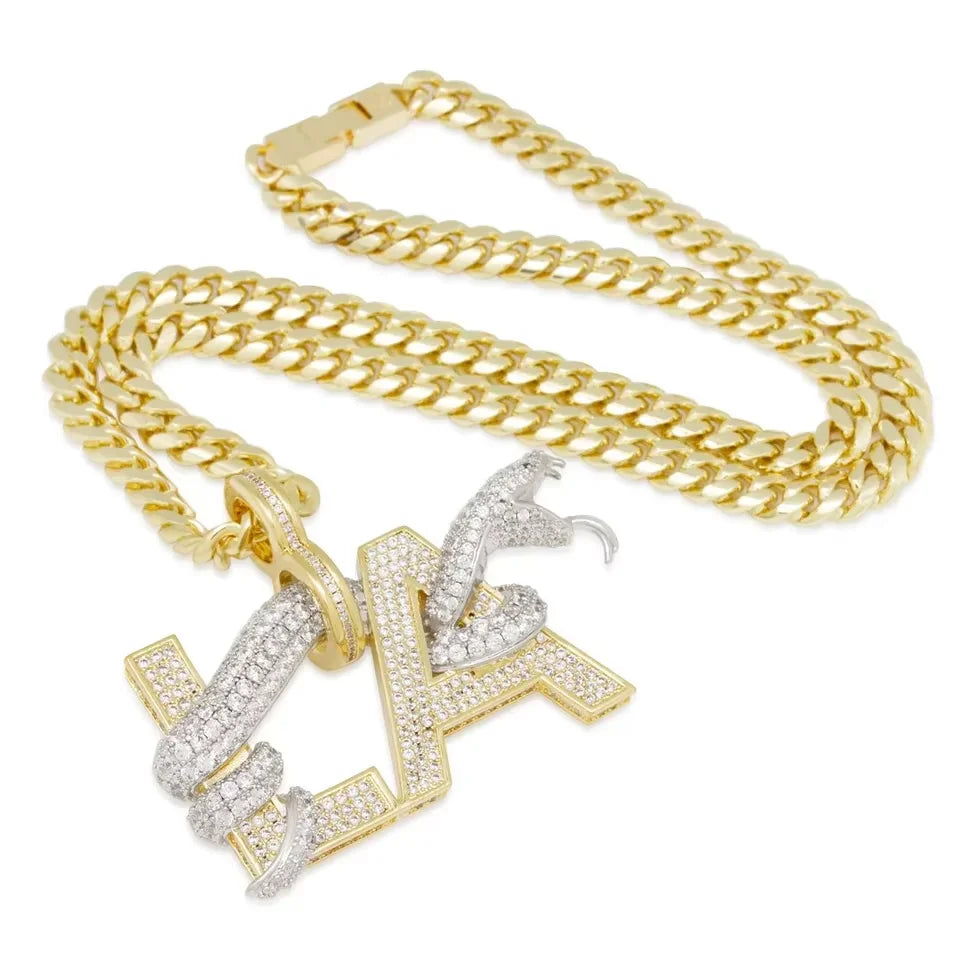 BiG-BOSS Krishnavii KP 031 Iced Out Money Bag Pendant Gold and Silver Tone Hip Hop Dollar Style Moissanite Jewelry for Men Women Party