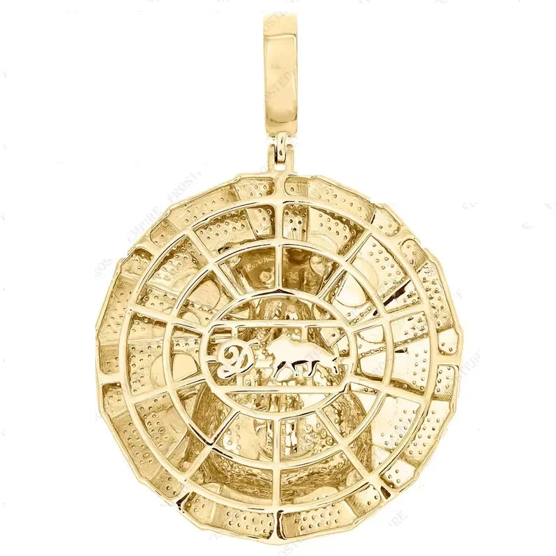 BiG-BOSS Iced Out Money Bag Pendant Gold and Silver Tone Hip Hop Dollar Style Jewellery for Men and Women