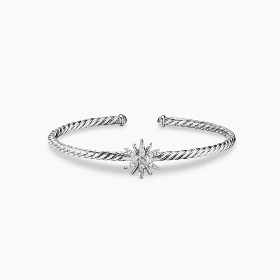 FASHIONISTA DY High-Quality Gold-Plated Diamond-Set Sunflower Bangle, Unisex Silver-Plated Diamond-Set Sunflower Bangle, Jewelry