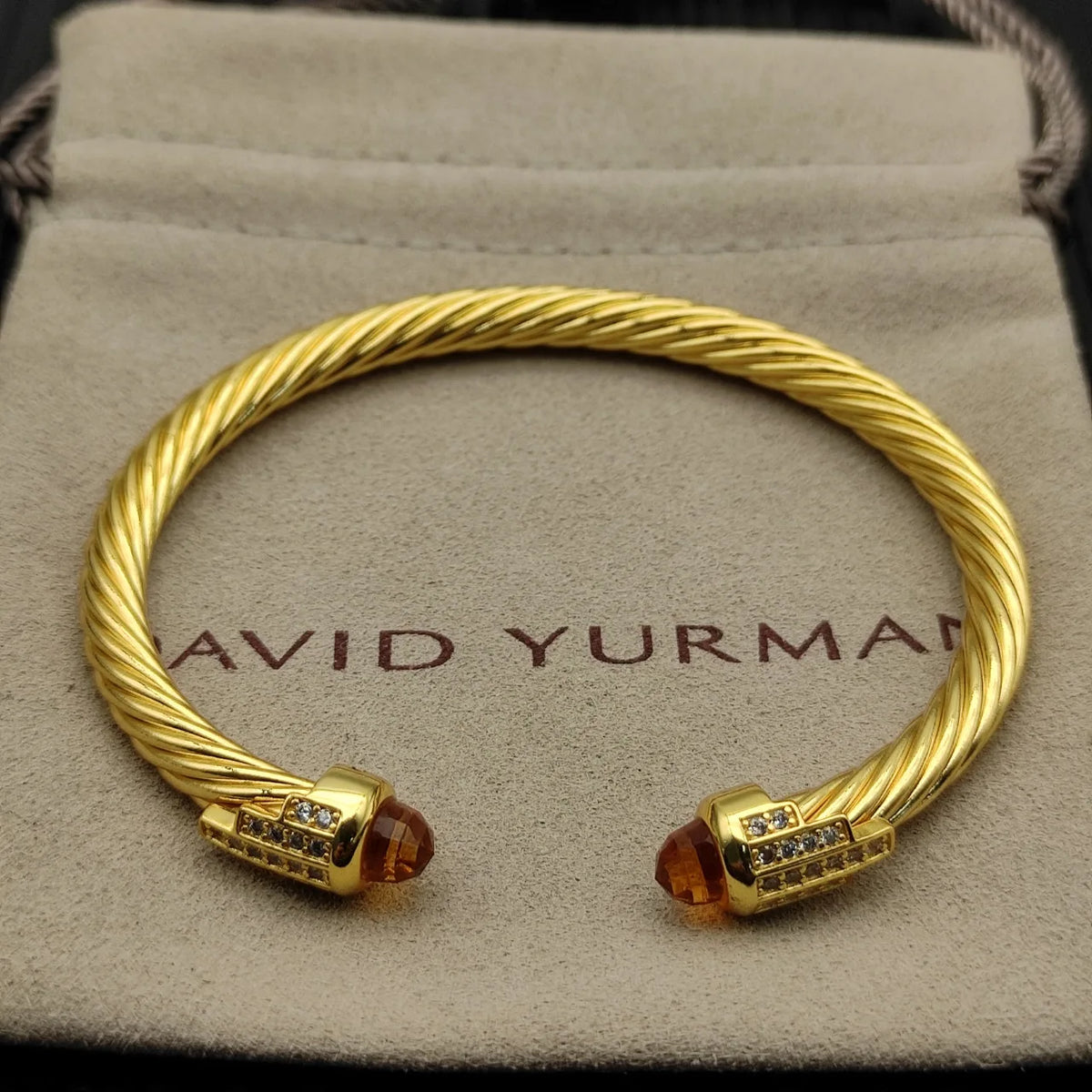 FASHIONISTA DY High-Quality Gold-Plated Diamond-Set Bangle, Unisex Silver-Plated Diamond-Set Bangle, Jewelry