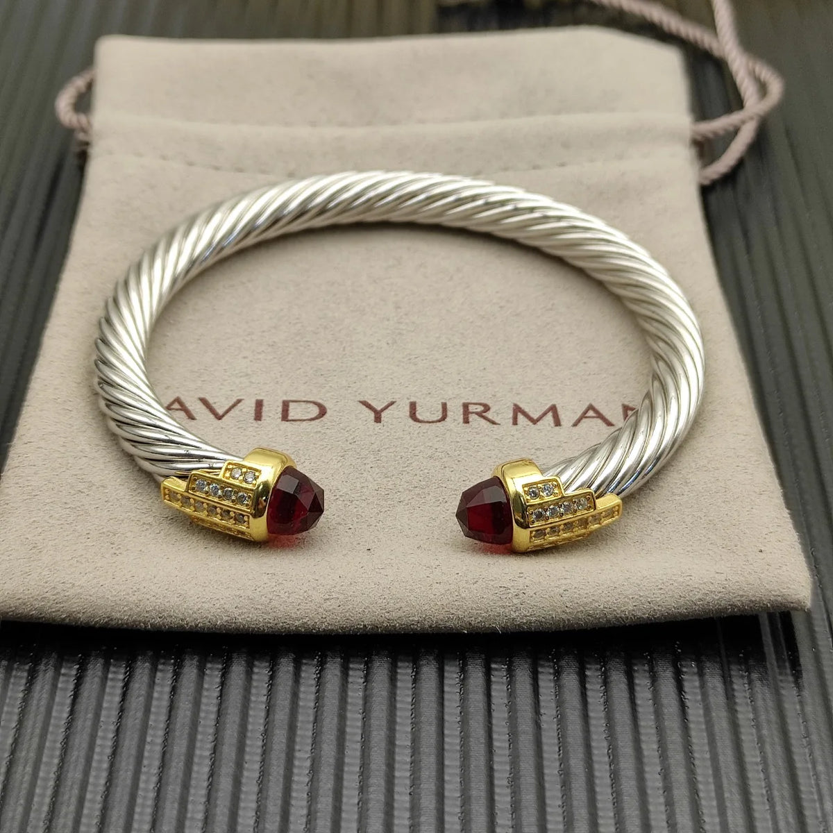 FASHIONISTA DY High-Quality Gold-Plated Diamond-Set Bangle, Unisex Silver-Plated Diamond-Set Bangle, Jewelry