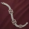 BiG-BOSS Radiant Lab Diamond Cushion Cut Filled Diamonds 14K Rose Gold Tennis Bracelet Luxury IGI Certified Free Engraving Moissanite