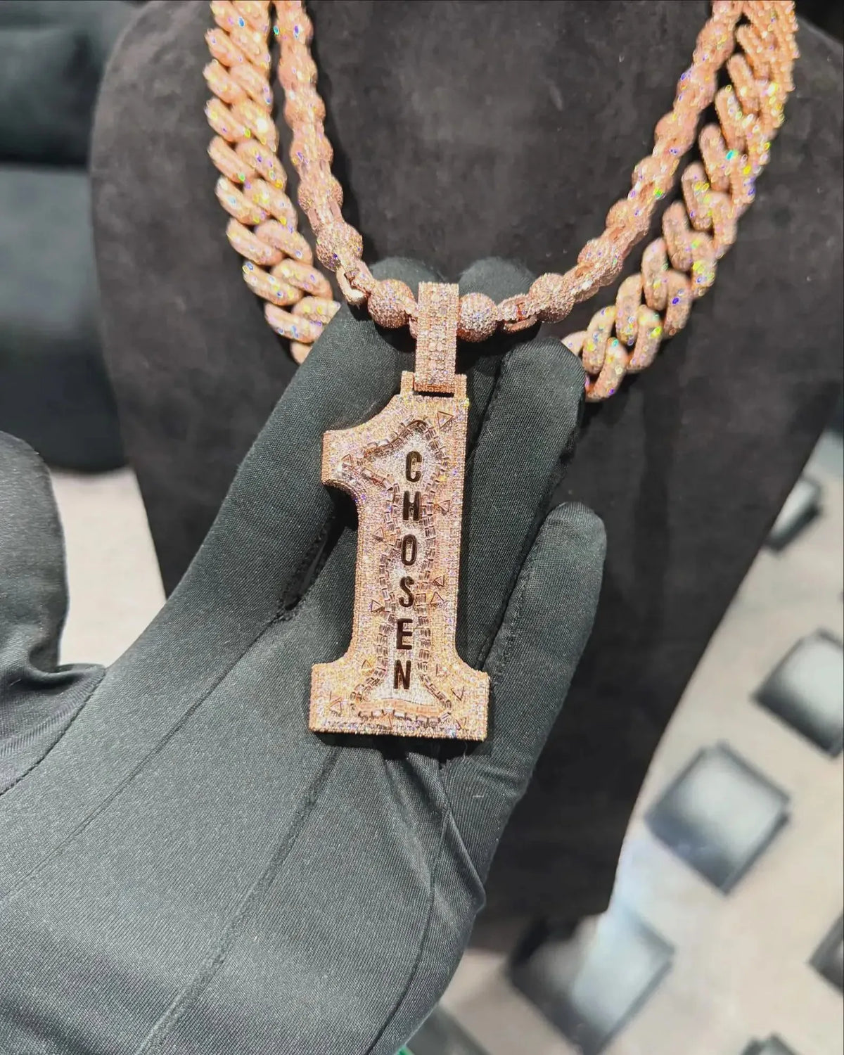 BiG-BOSS Buy Krishnavii Iced Out Moissanite Letter Pendant_ Custom Men's Luxury Hip Hop Jewelry Online in India