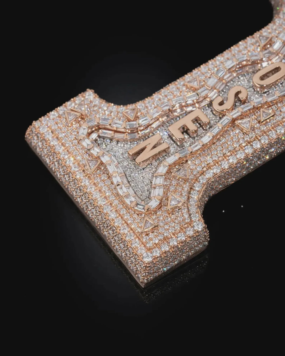 BiG-BOSS Buy Krishnavii Iced Out Moissanite Letter Pendant_ Custom Men's Luxury Hip Hop Jewelry Online in India