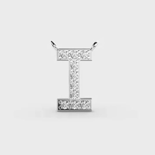 BiG-BOSS Incredible I Moissanite Hip Hop Pendant Unisex Luxury Style Latest Silver Plated Letter Fine Jewelry Pendant Charm for Men Women