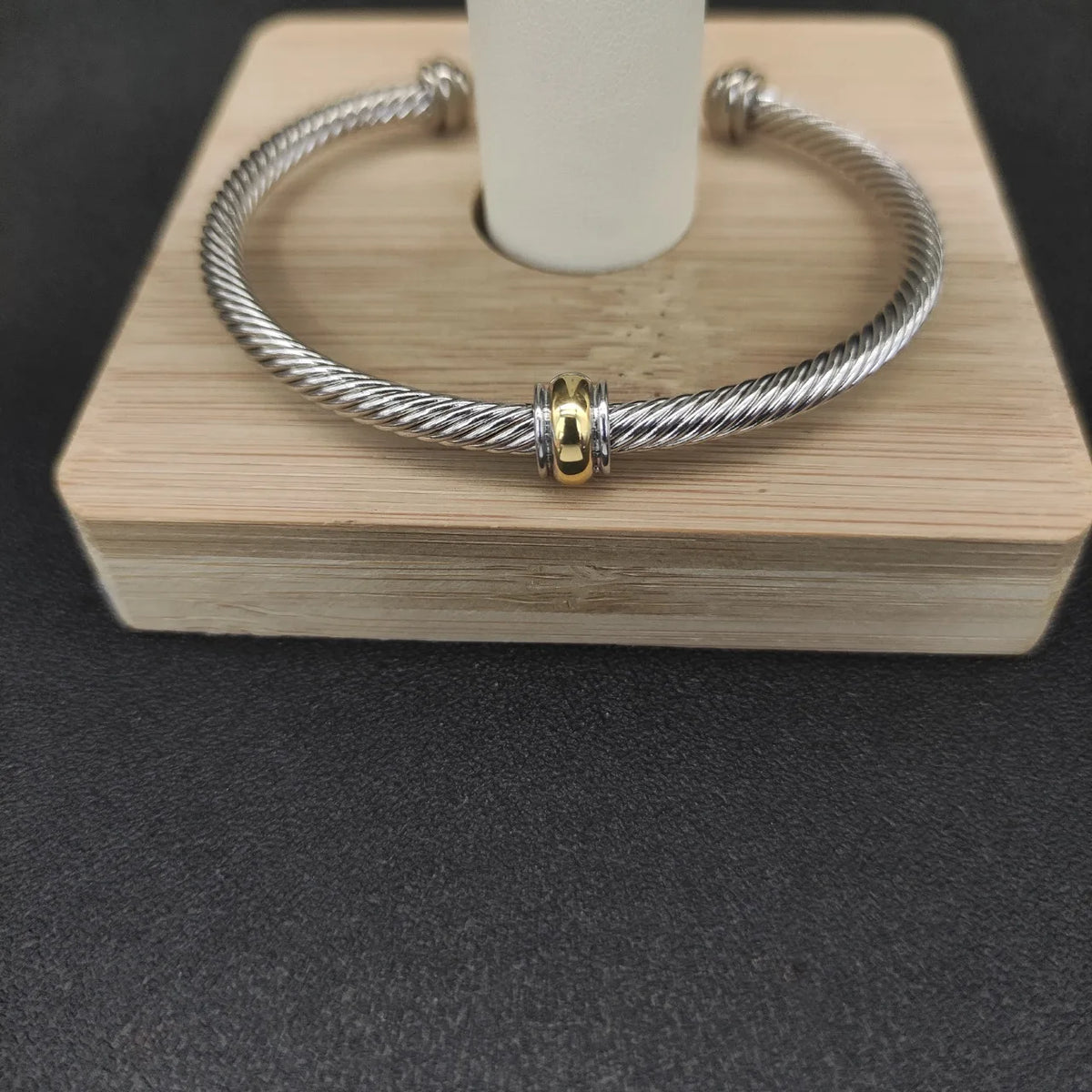 FASHIONISTA DY High-Quality Gold-Plated Diamond-Set Bangle, Unisex Silver-Plated Diamond-Set Bangle, Jewelry