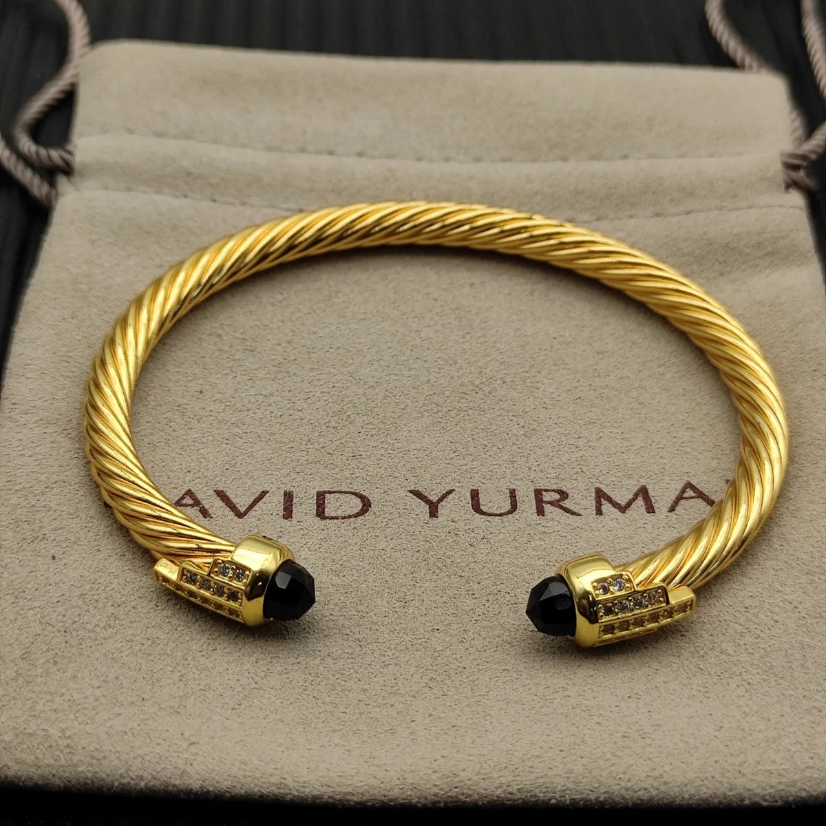 FASHIONISTA DY High-Quality Gold-Plated Diamond-Set Bangle, Unisex Silver-Plated Diamond-Set Bangle, Jewelry