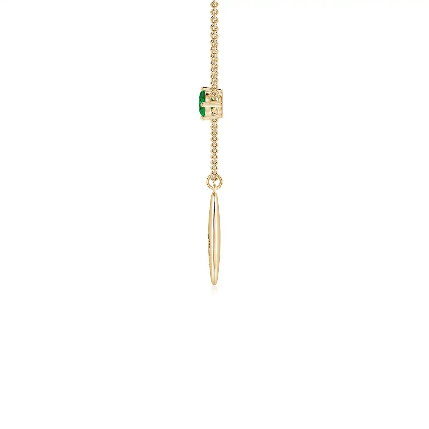 High Quality 14K Solid Gold Natural Emerald Gemini Medallion Pendant Fine Jewellery Zodiac Anniversary Jewellery