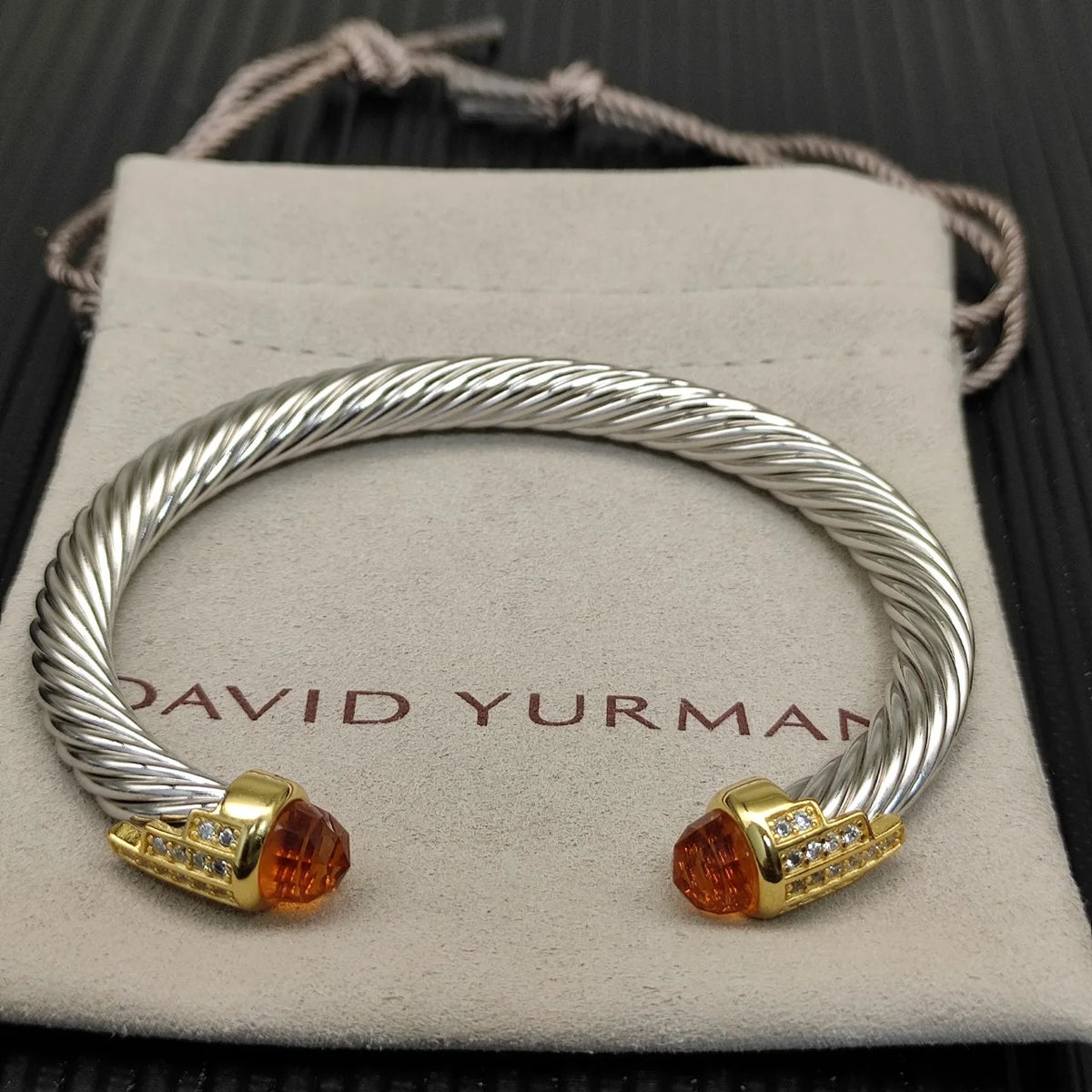 FASHIONISTA DY High-Quality Gold-Plated Diamond-Set Bangle, Unisex Silver-Plated Diamond-Set Bangle, Jewelry