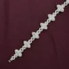 BiG-BOSS Elegant VVS1 Lab Grown Cushion Cut Diamond 14K White Gold Bracelet Womens Luxury Fine Jewelry Bridal Gift Tennis Chain Wedding