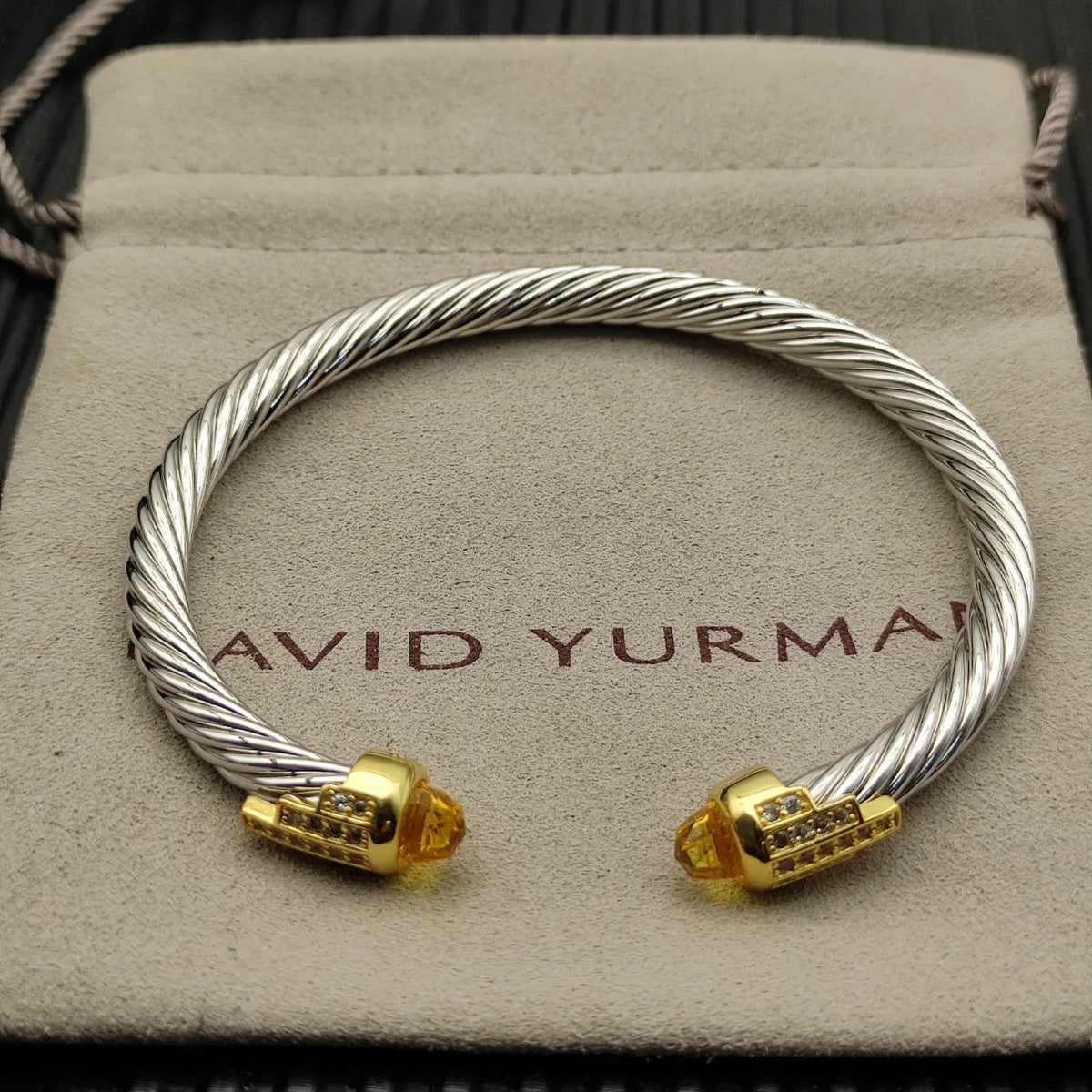 FASHIONISTA DY High-Quality Gold-Plated Diamond-Set Bangle, Unisex Silver-Plated Diamond-Set Bangle, Jewelry