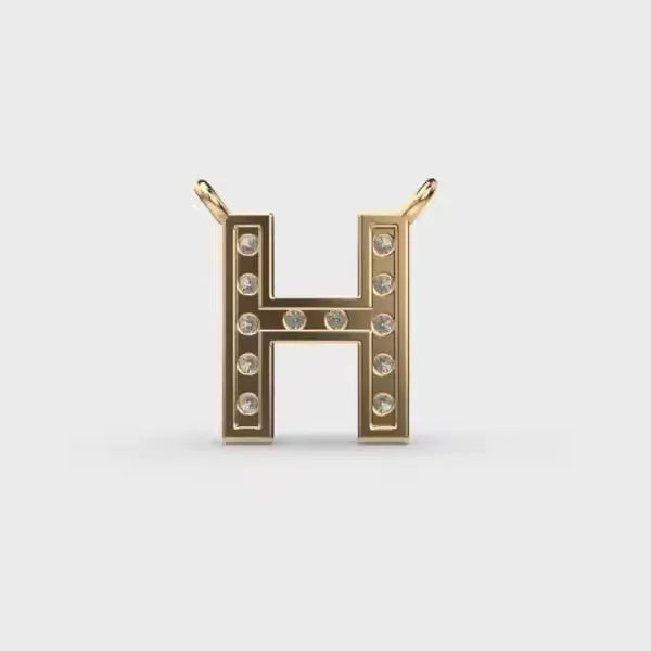 BiG-BOSS H Shape Diamond Pendant Real Moissanite Men Hip Hop Silver Luxury Party Handmade Designer Jewelry Statement Gift Men Top New Hot