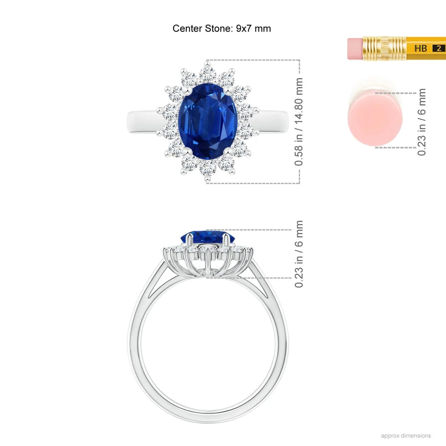 14K Solid Gold Oval Cut Natural Blue Sapphire Multi-Shape Ornate Halo Diamond Engagement Ring Unique Design Handmade Gold Rings