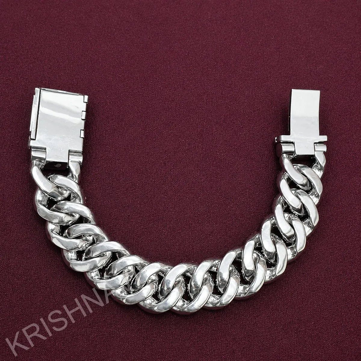 BiG-BOSS 20mm Cushion Cut Moissanite Diamond Gold Plated Rapper Hip Hop Bracelet Iced Cuban Link Luxury Women's Jewelry IGI Certified