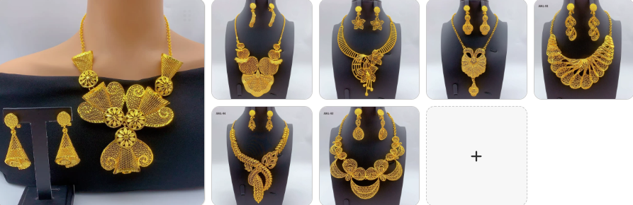 Necklace Earrings SET - 7 sets for £49/-