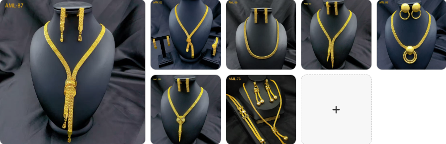 Necklace Earrings Bangle SET 7 sets for £49/-