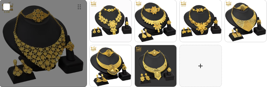 Necklace Earrings Bangle Ring SET 7 sets for £49/-