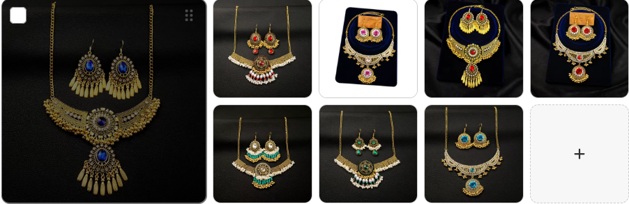 Fashion Necklace & Earrings SET - 8 sets for £69/-