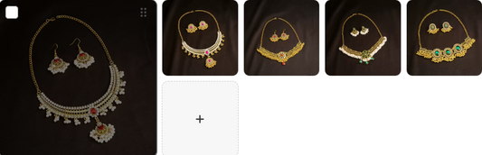 Fashion Necklace & Earrings SET - 5 sets for £39/-