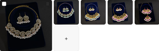 Fashion Necklace & Earrings SET - 5 sets for £39/-