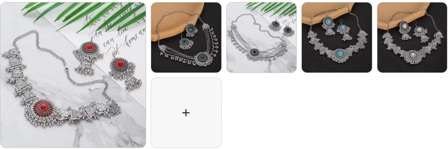 Fashion Necklace & Earrings SET - 6 sets for £49/-