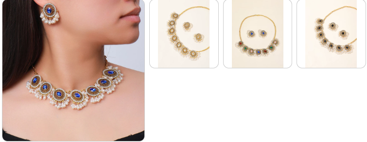 Fashion Necklace & Earrings  4 Sets for £49