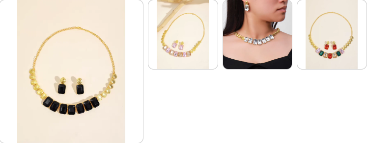 Fashion Necklace & Earrings 4 Sets for £49